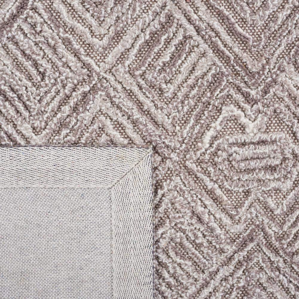 Textural TXT201 Hand Tufted Area Rug - Brown - 8'x10' - Safavieh.