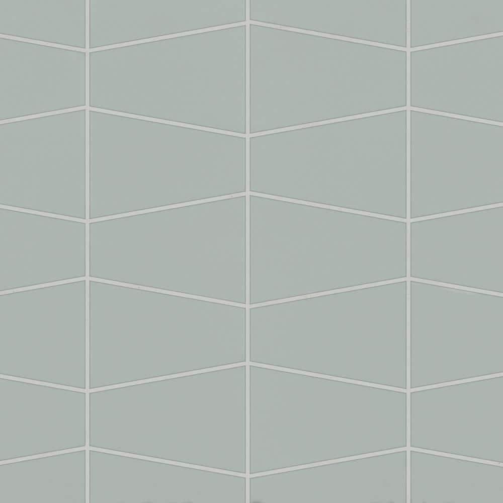 Marin Trapezoid Matte Porcelain Mosaic Tile