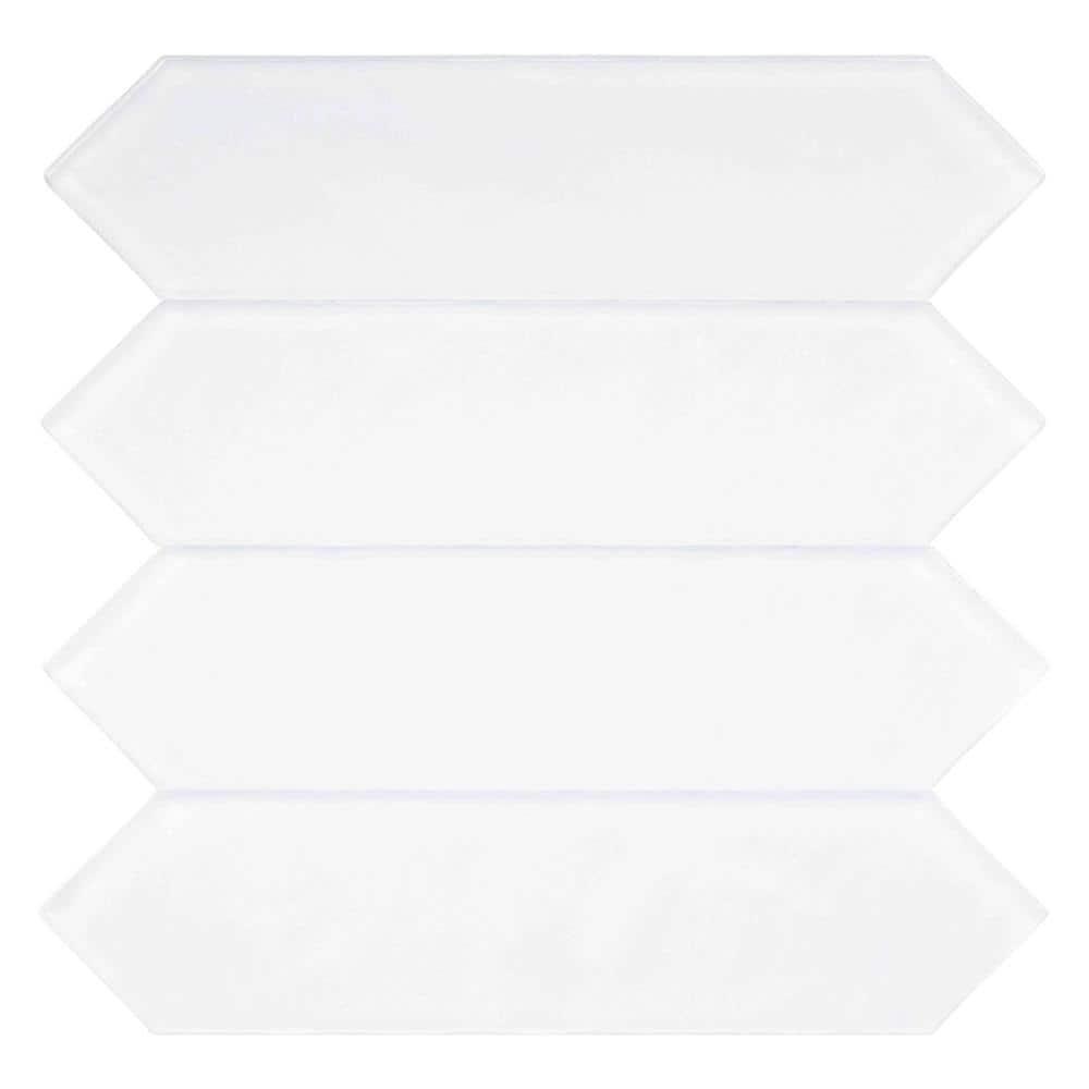Ergo 3" x 11" Picket Glass Kitchen Backsplash, Bathroom, Shower, Pool, Wall and Floor Tile