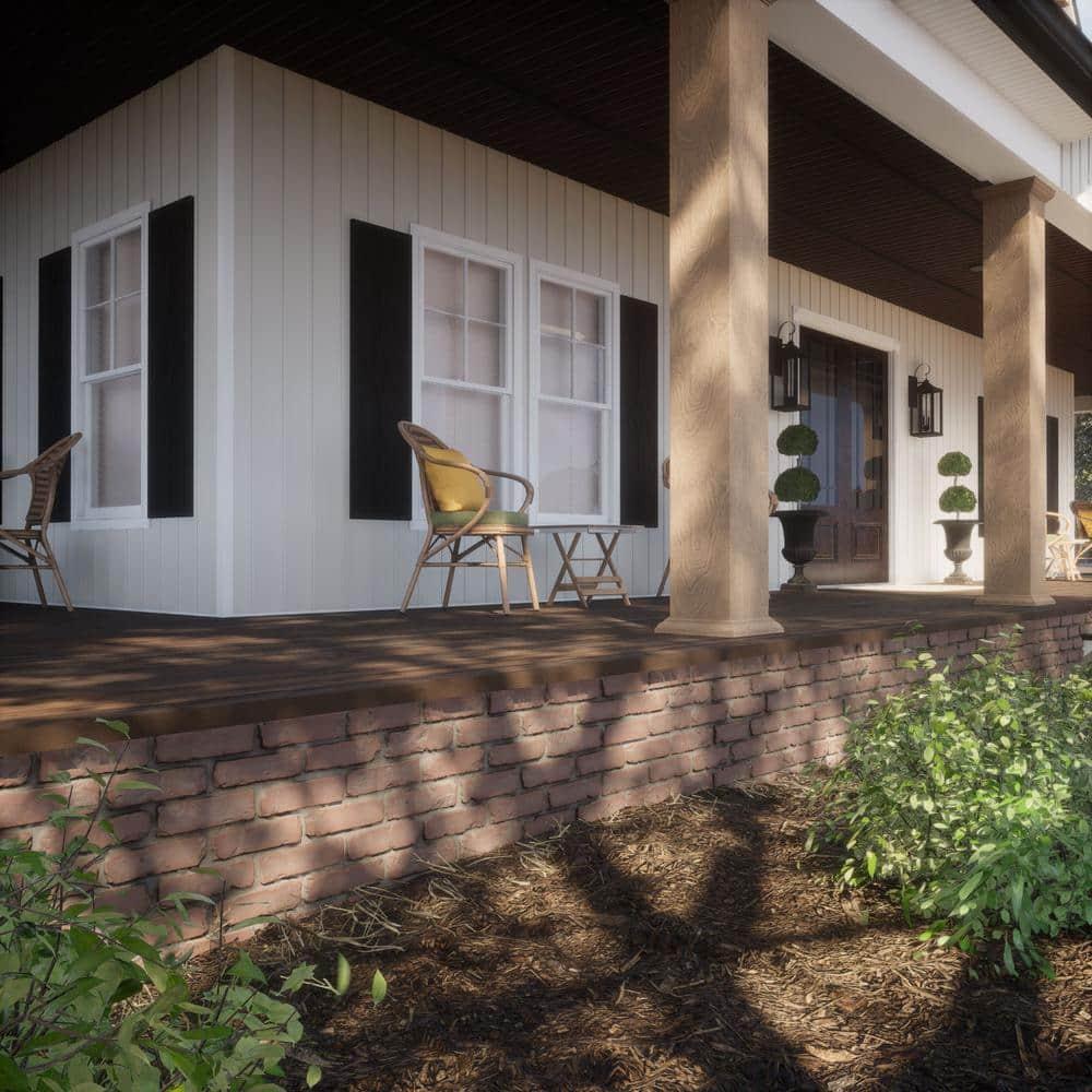 Ekena Millwork EverStone Aged Brick Faux Brick Panel