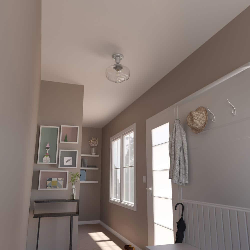 Saddle Creek 1 - Light Single Schoolhouse Pendant with Glass