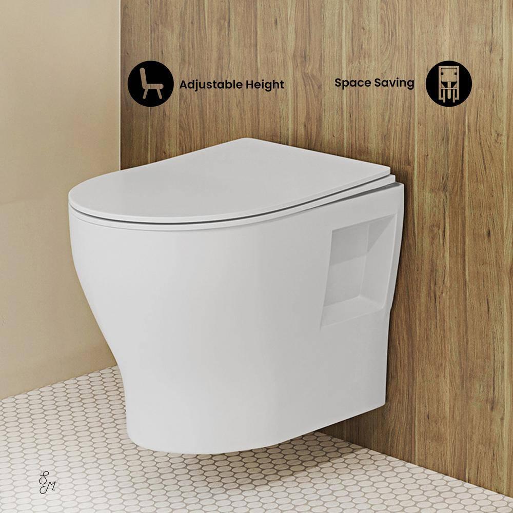 Ivy II Wall-Hung Elongated Toilet Bowl