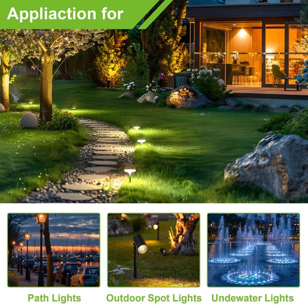 SYSTON 12/2 Low Voltage Landscape Lighting Direct Burial Stranded Wire Cable, 12 Gauge 2 Copper Conductors for Outdoor Spotlight Pathway Lighting and More Low Voltage Applications Use - 100 FT