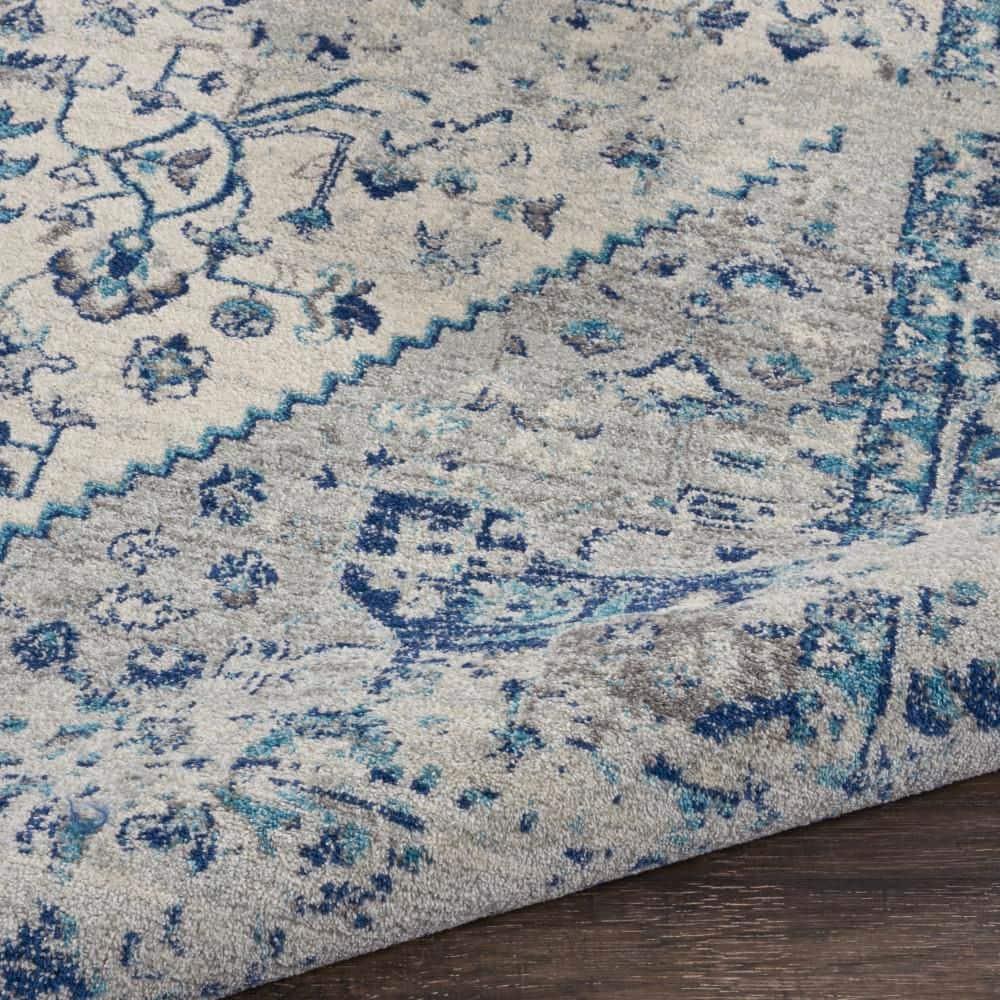 Nourison Tranquil Persian Indoor Rug Ivory Light Blue 2' x 4'