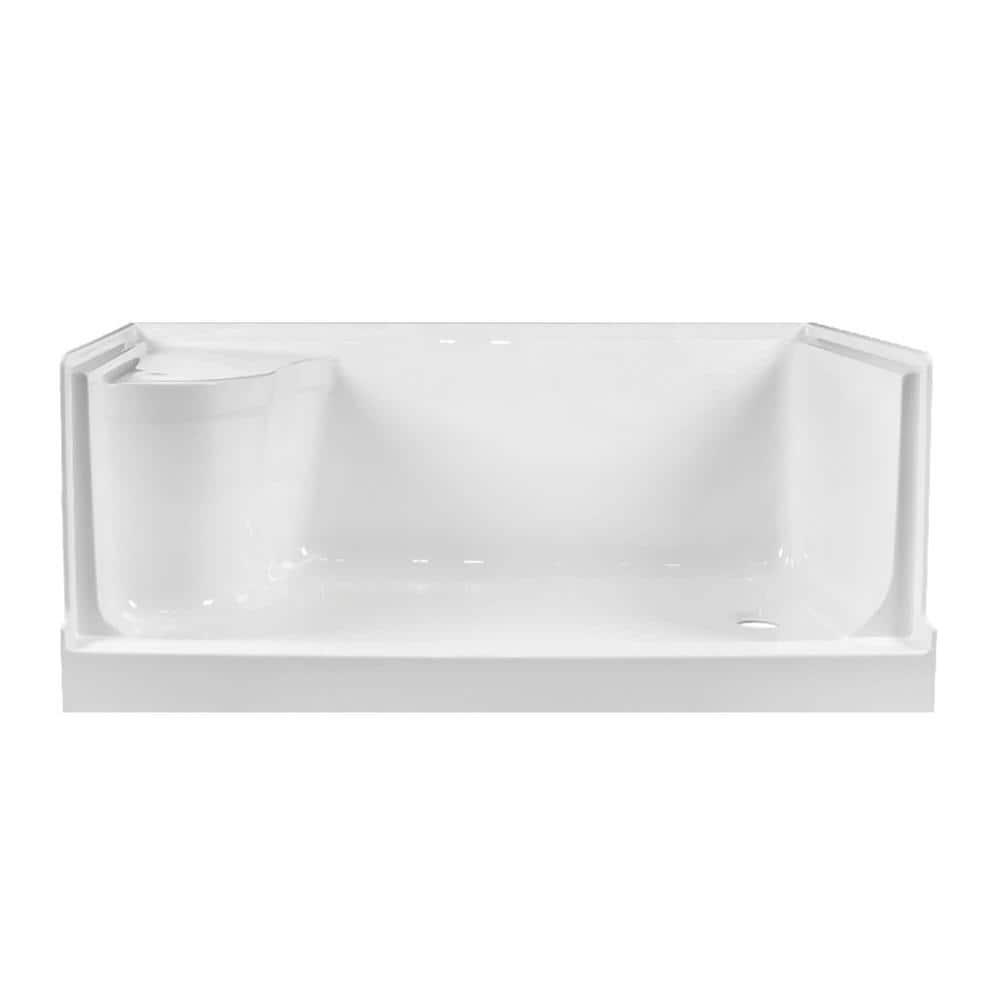 Aquatique 60" x 32" Single Threshold Shower Base