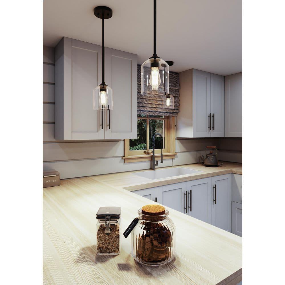 AFX William 1 - Light Pendant in  Black