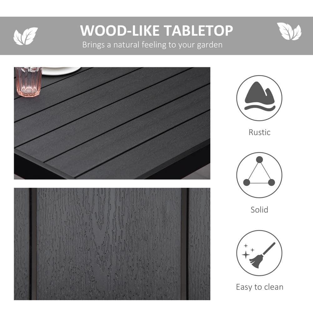 Outsunny Rectangular Outdoor Dining Table