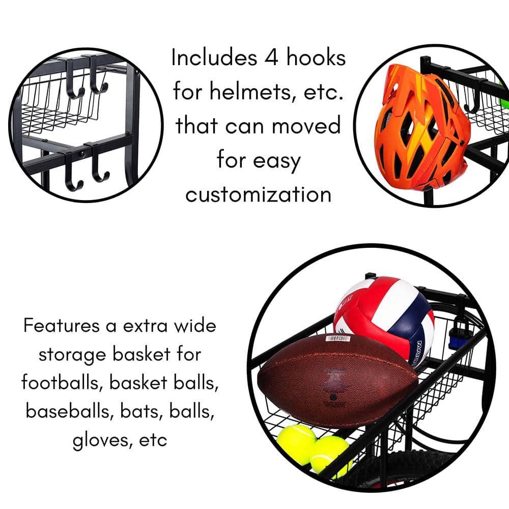 BirdRock Home Metal Freestanding Multi-Use Bike Rack 11275