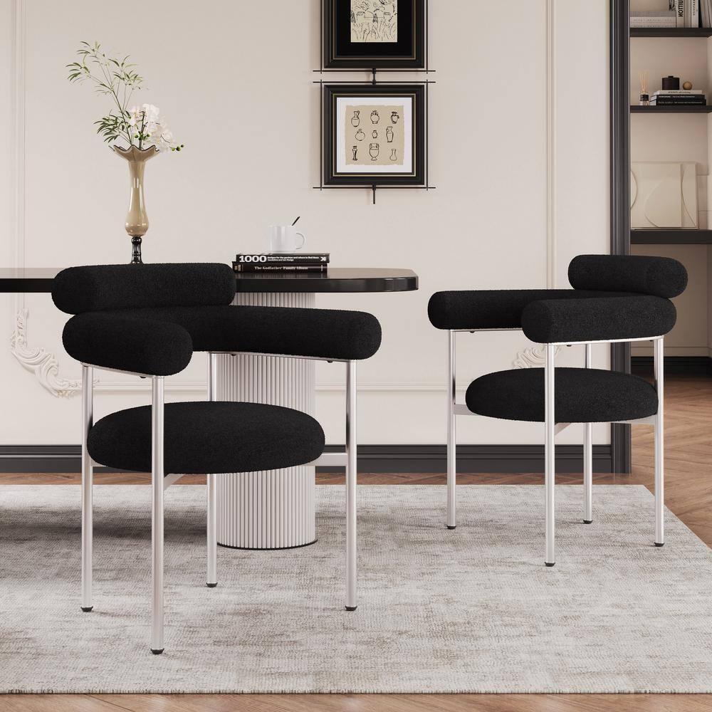 Christopher Knight Home Rylan Upholstered Armchair Dining Chairs