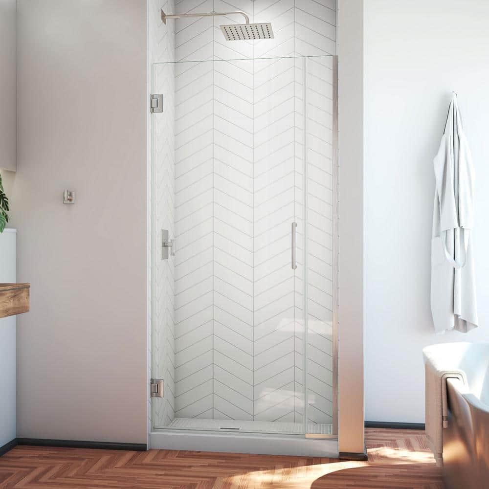 DreamLine Unidoor Plus 52" W x 72" H Pivot Frameless Shower Door with ClearMax™ Technology SHDR-243257210-04