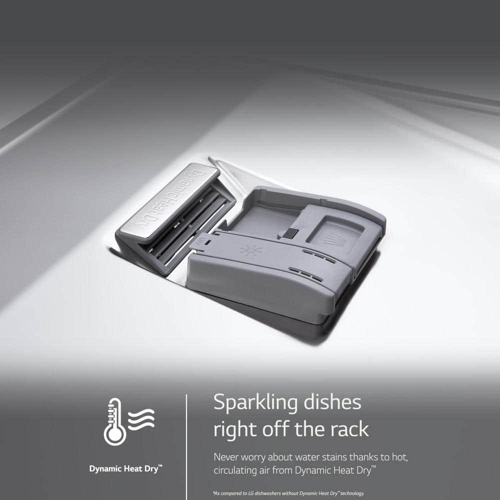 LG LG Smart Top Control Dishwasher with 1-Hour Wash & Dry, QuadWash® Pro, TrueSteam®, and Dynamic Heat Dry™ LDTH7972D