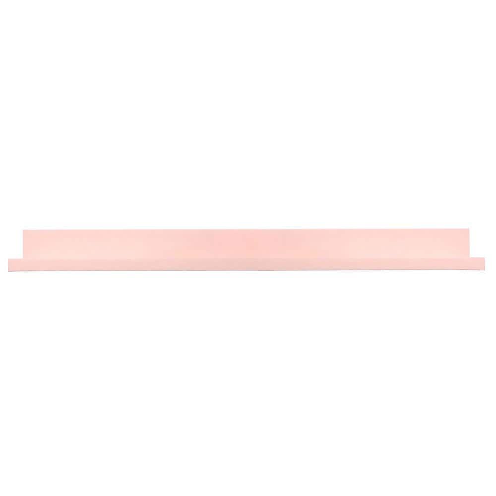 35.4" Picture Ledge Shelf for Kids' Room Pink - InPlace: Decorative Wall Shelf, MDF, Painted, 17 lb Capacity