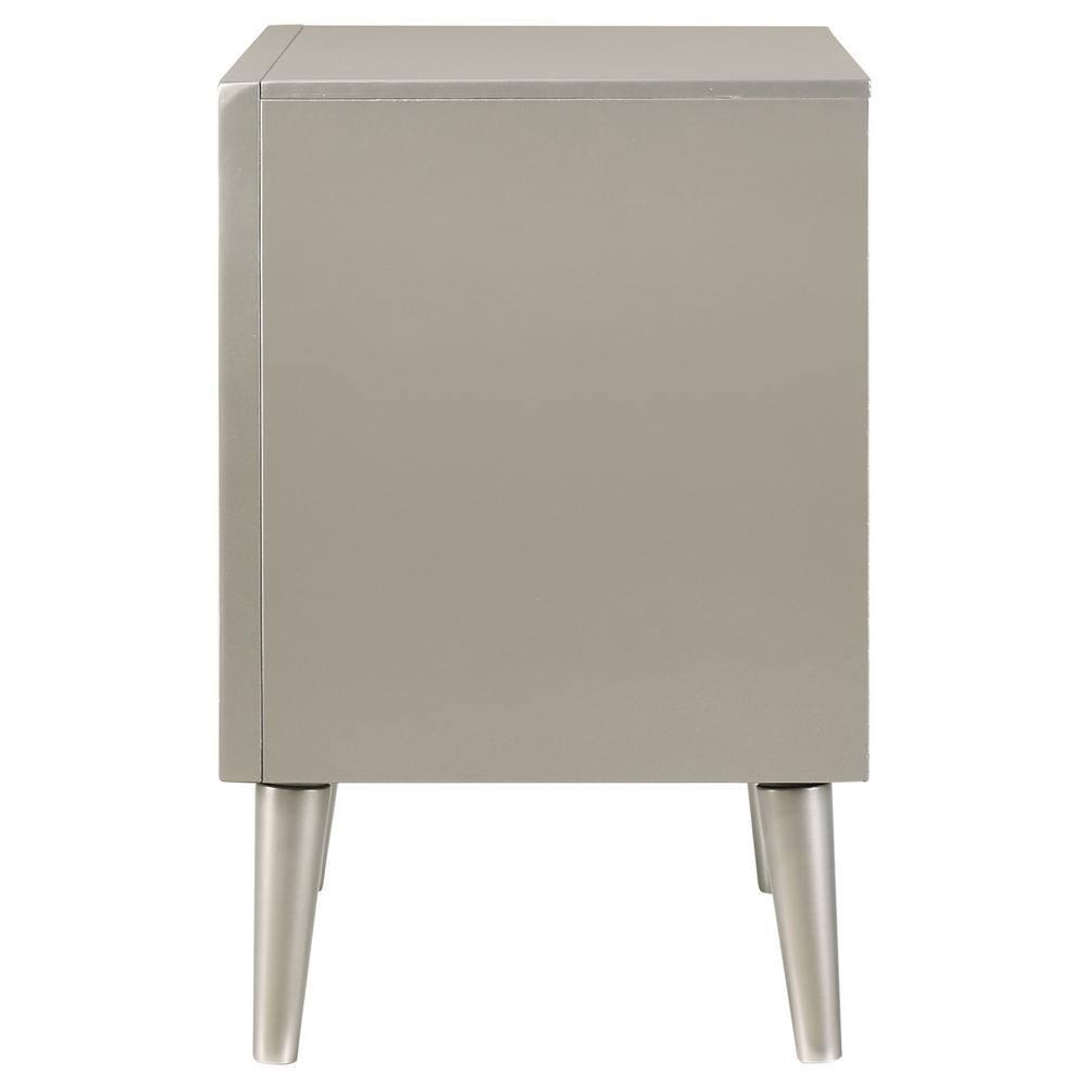 Coaster Company Metallic Sterling 2-Drawer, 23.4 inch