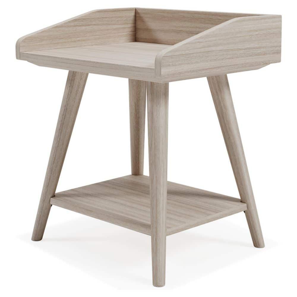 Signature Design by Ashley Casual Blariden Accent Table, Light Tan
