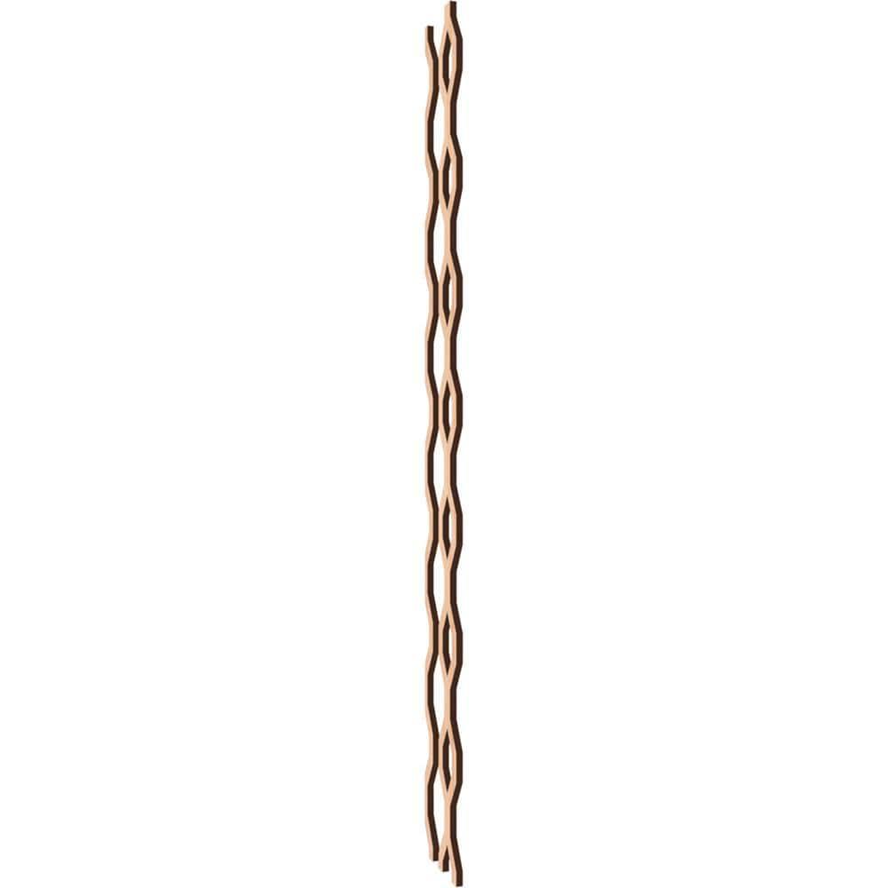 Wabash Adjustable Wood Decorative Slat Wall Panel Kit