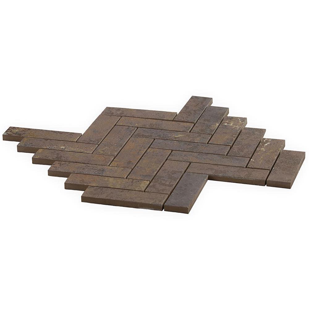 Bond Tile Ravina 10.03 in. x 10.62 in. Matte Porcelain Floor & Wall Herringbone Mosaic Tile (0.75 Sq.Ft. / Each)