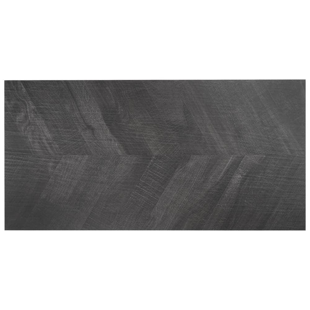 Chevron 24 in. x 48 in. Matte Porcelain Floor and Wall Tile (15.49 Sq. Ft. / Case)
