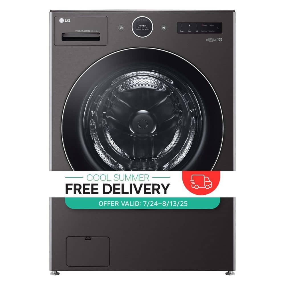 LG LG Ventless Washer/Dryer Combo WashCombo, All-in-One Mega Capacity with Inverter HeatPump, Technology and Direct Drive Motor, 5.0 cu. ft. WM6998HBA