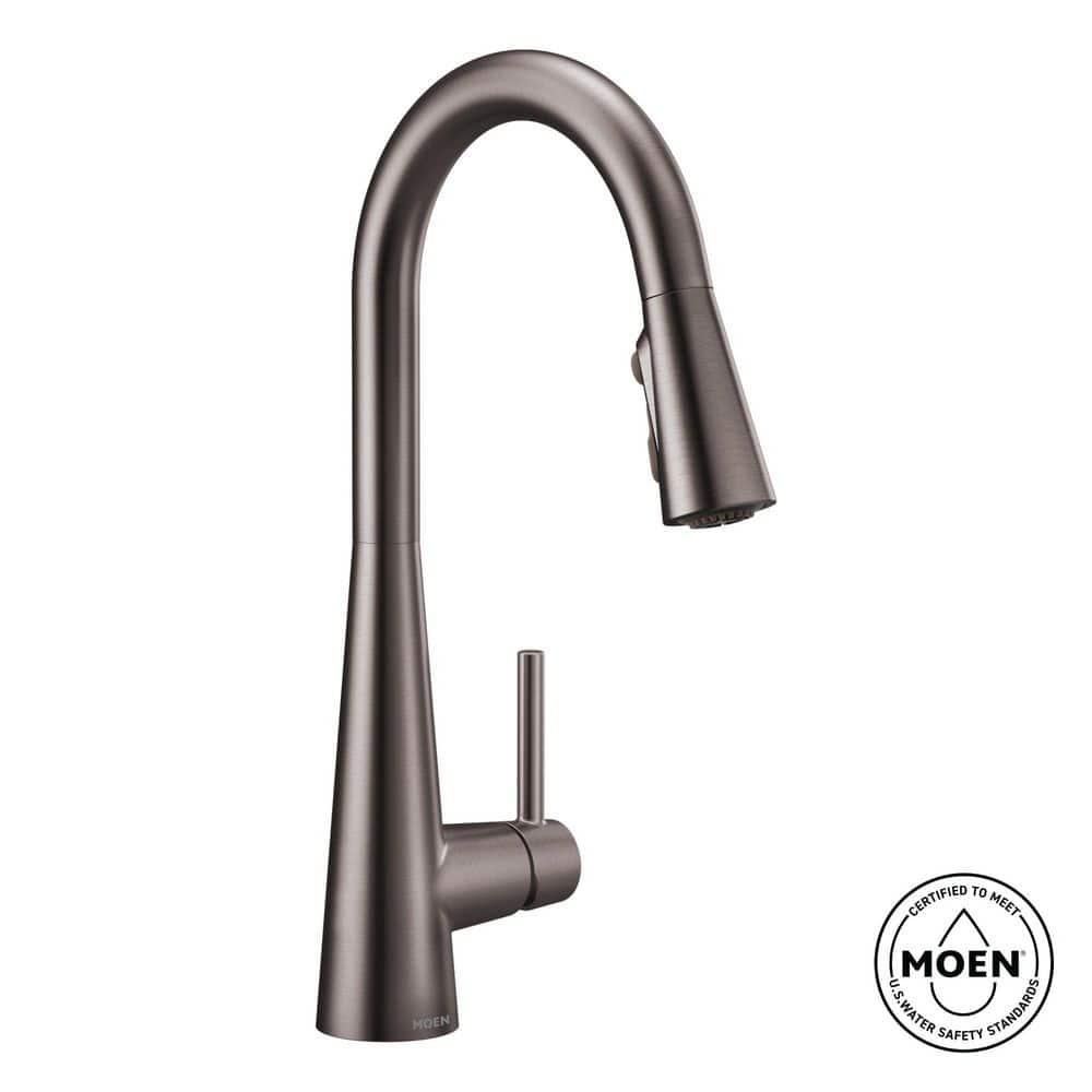 Moen Sleek Pull Down Single Handle Kitchen Faucet with Power Boost Technology and Duralock