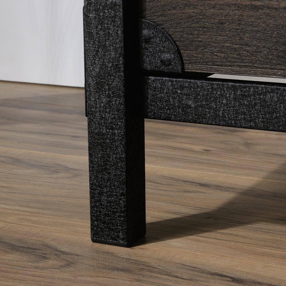 2 Drawer Steel River Lateral File Cabinet Carbon Oak - Sauder