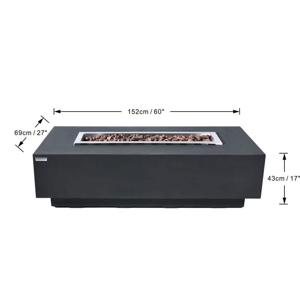 Hampton Concrete Fire Table