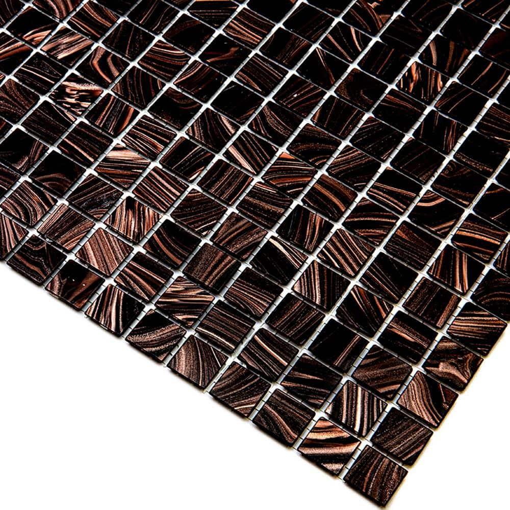 Celestial 0.8" x 0.8" Glass Grid Mosaic Wall & Floor Tile