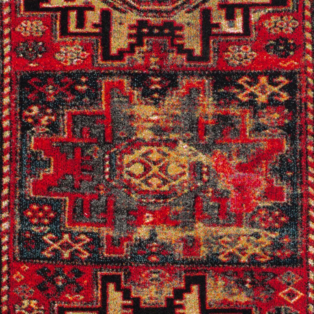 Vintage Hamadan VTH213 Power Loomed Area Rug - Red/Multi - 6'7"x9' - Safavieh.