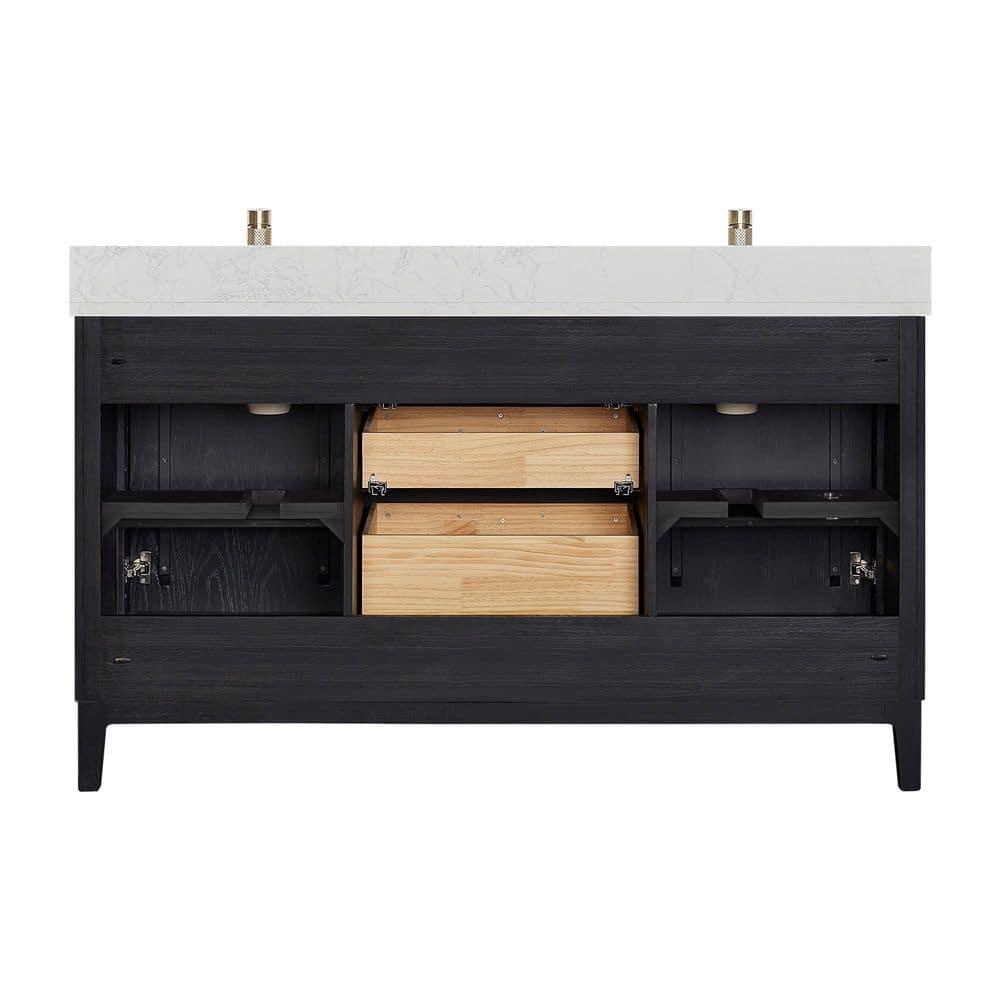 Langosta 60'' Free Standing Double Bathroom Vanity with Top