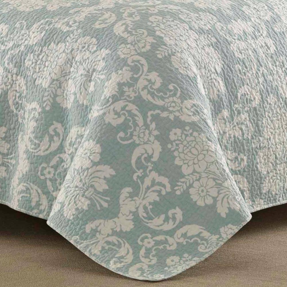 Laura Ashley Celina Patchwork Laura Ashley Reversible Cotton Quilt Set