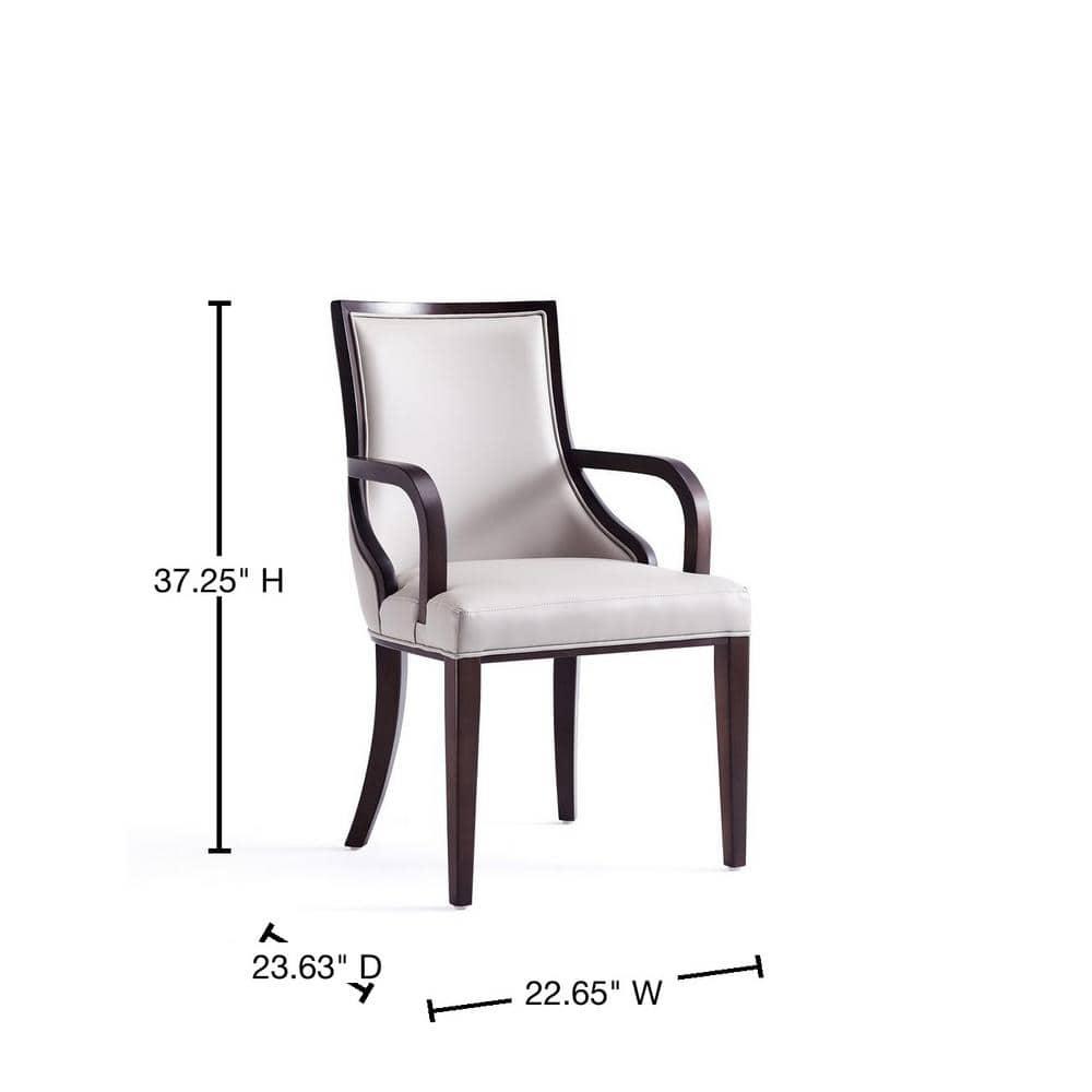 Faux Leather Upholstered Armchair