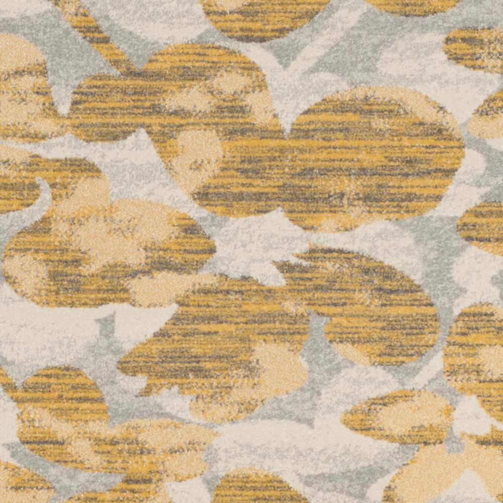 Evoke EVK236 Power Loomed Area Rug - Grey/Gold - 8'x10' - Safavieh.