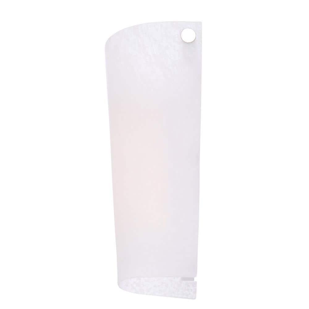 Frosted Marble Glass Conical Sconce