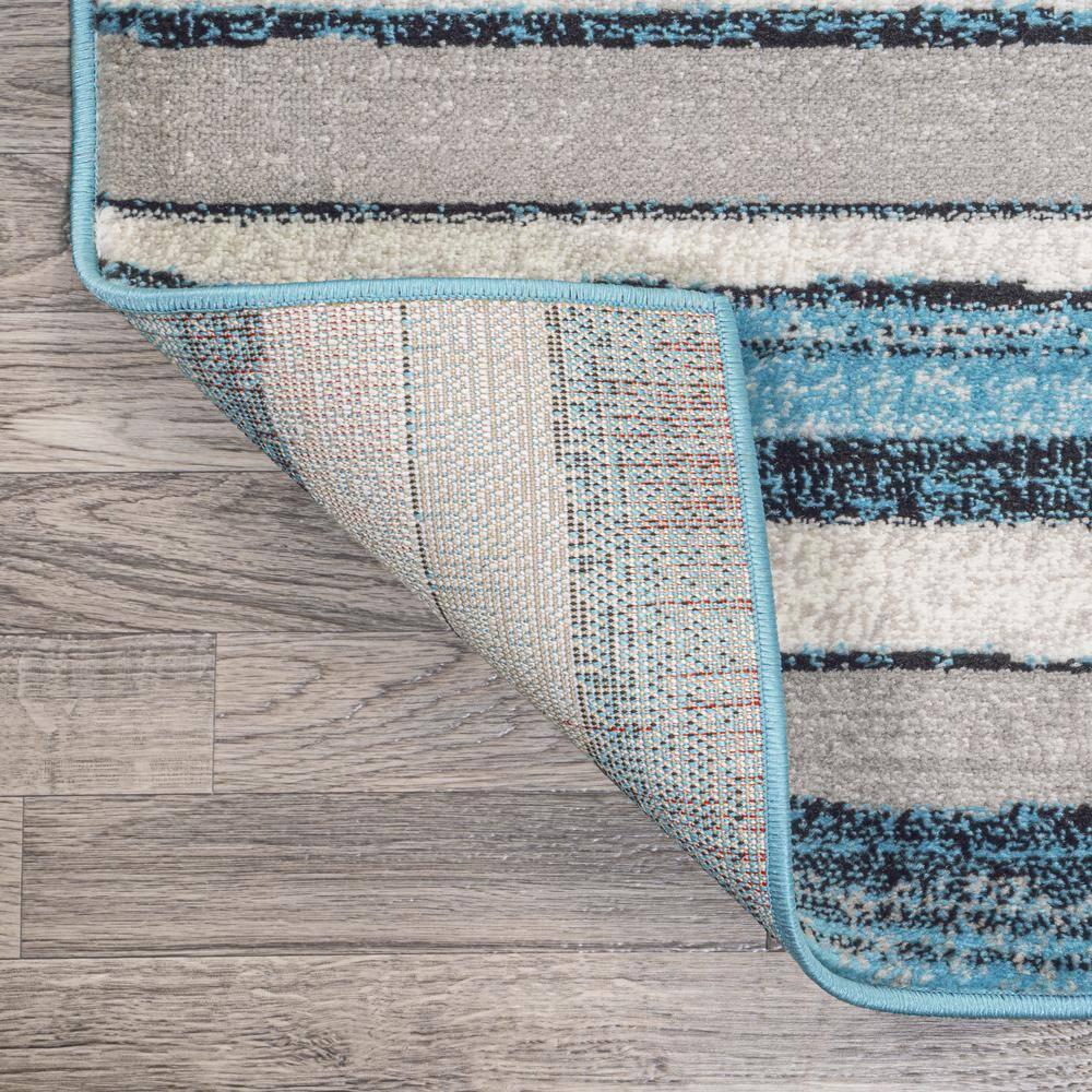 3' x 5' Magnolia Beach Strie' Striped Area Rug, Blue/Navy - JONATHAN Y