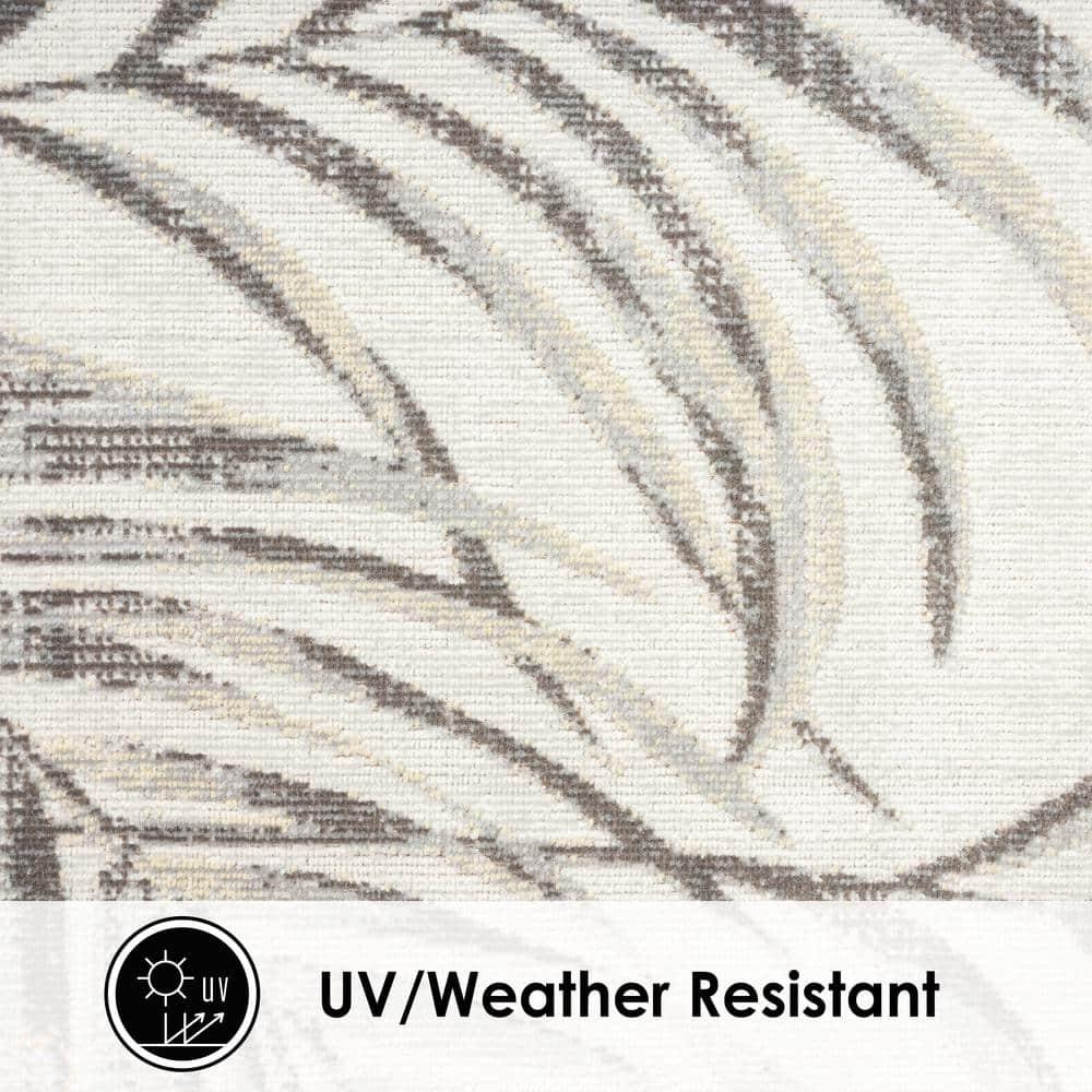 Tommy Bahama Malibu Palm Springs Coastal Indoor/Outdoor Area Rug, Ivory/Rust