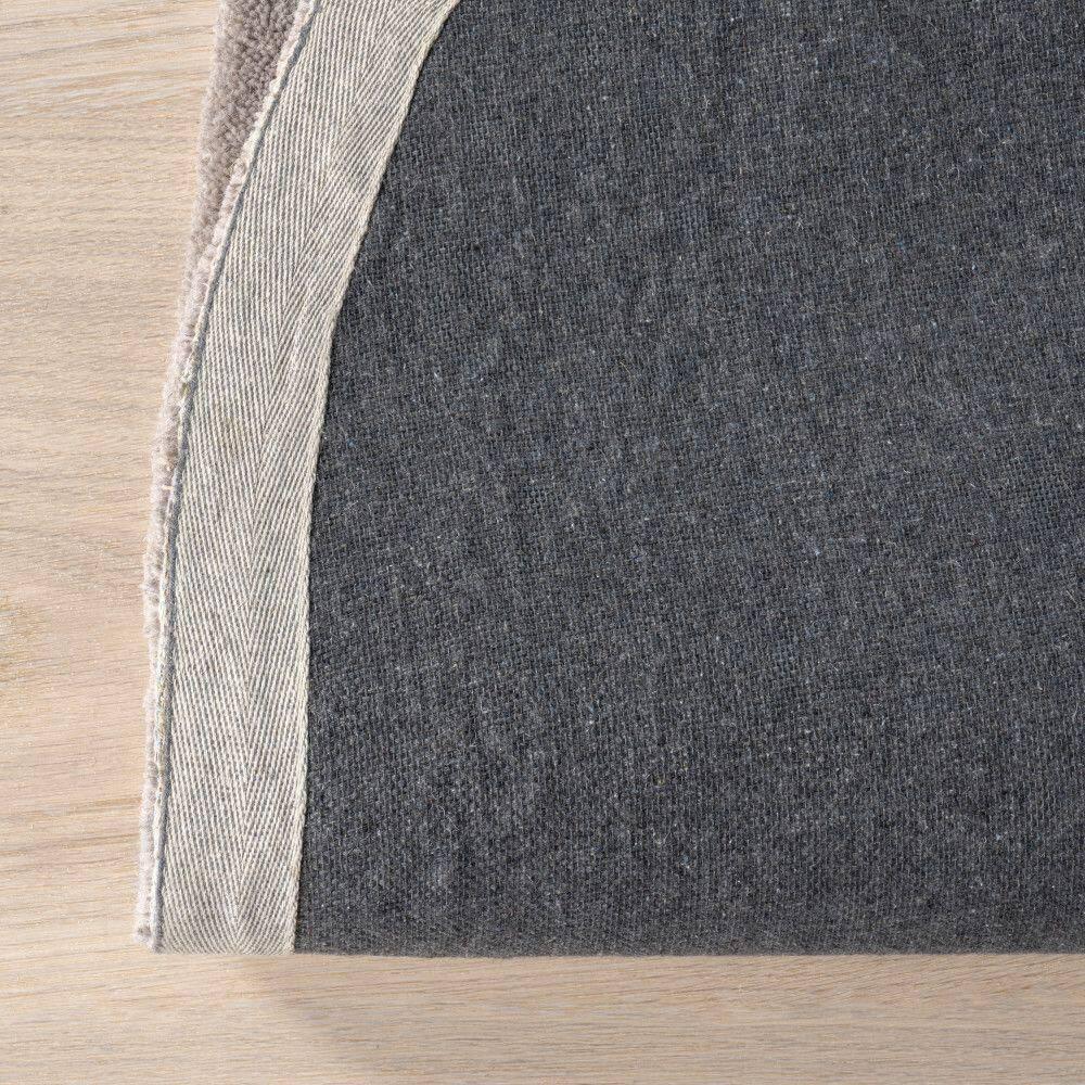 Nuloom Greenwich Abstract Wool Area Rug, Shaped 4' x 6', Grey