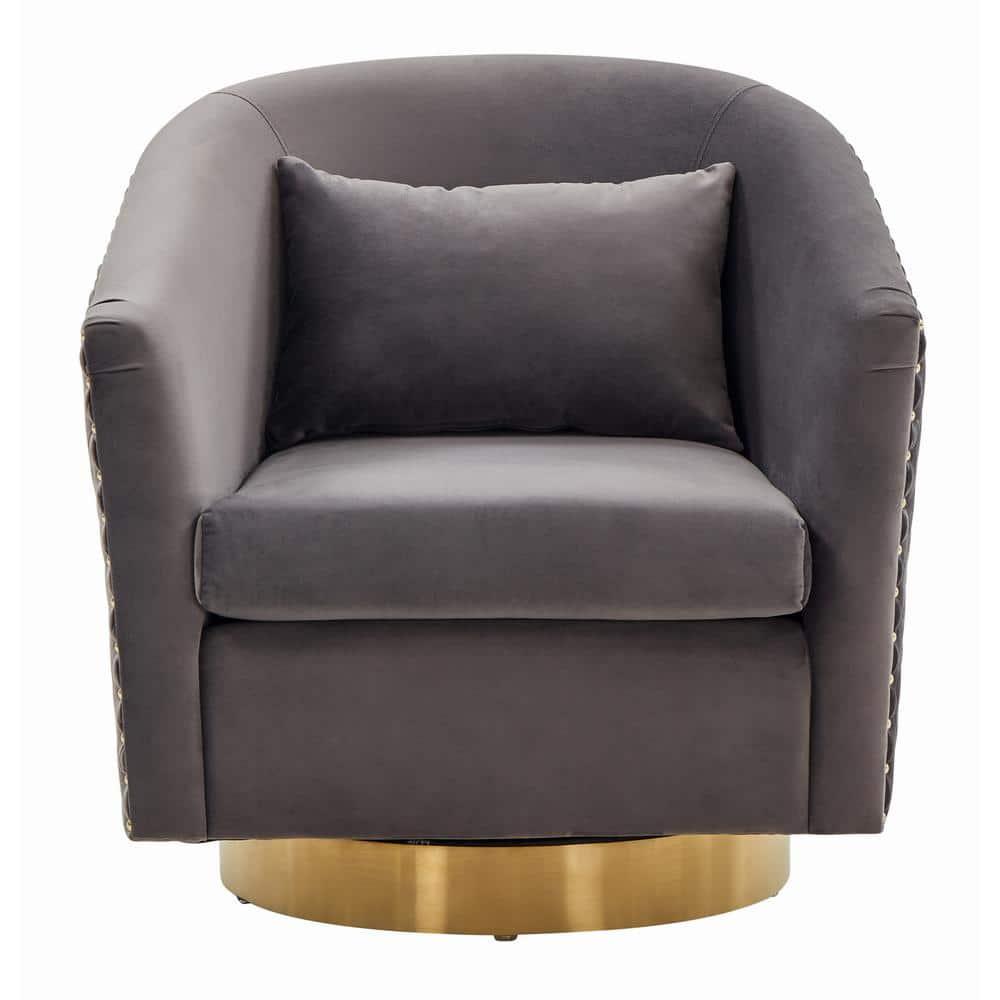 Skye Upholstered Swivel Barrel Chair