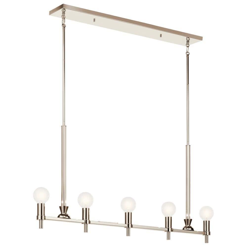 Kichler Lighting Torvee 5 - Light Chandelier in  Nickel Textured