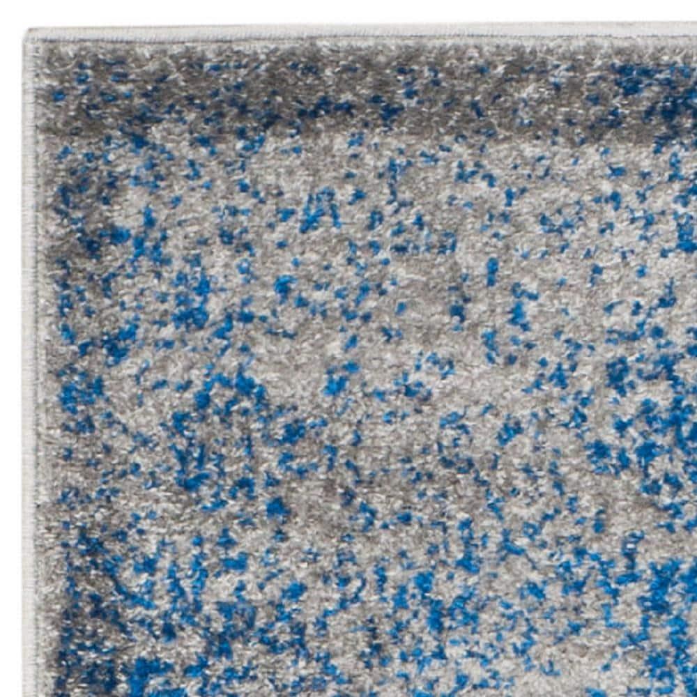 Adirondack ADR109 Machine Made Indoor Runner - Grey/Blue - 2'-6"x16' - Safavieh