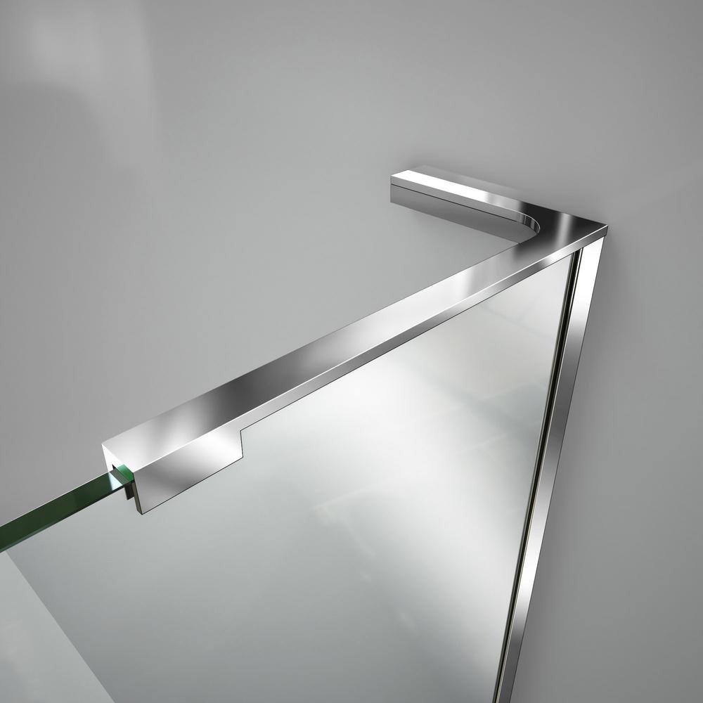 Unidoor-X 60" x 72" Rectangle Hinged Shower Enclosure