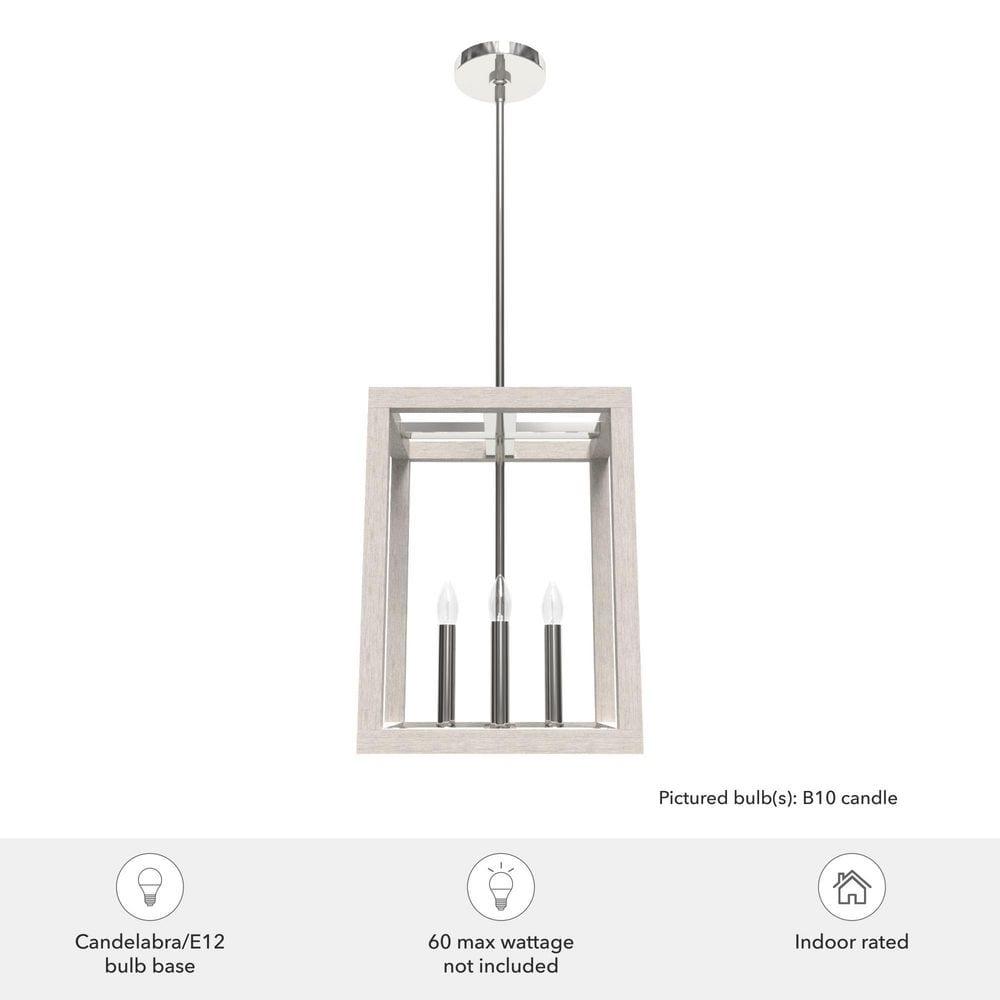 Hunter Fan Squire Manor 4 - Light Square 12 inch Pendant