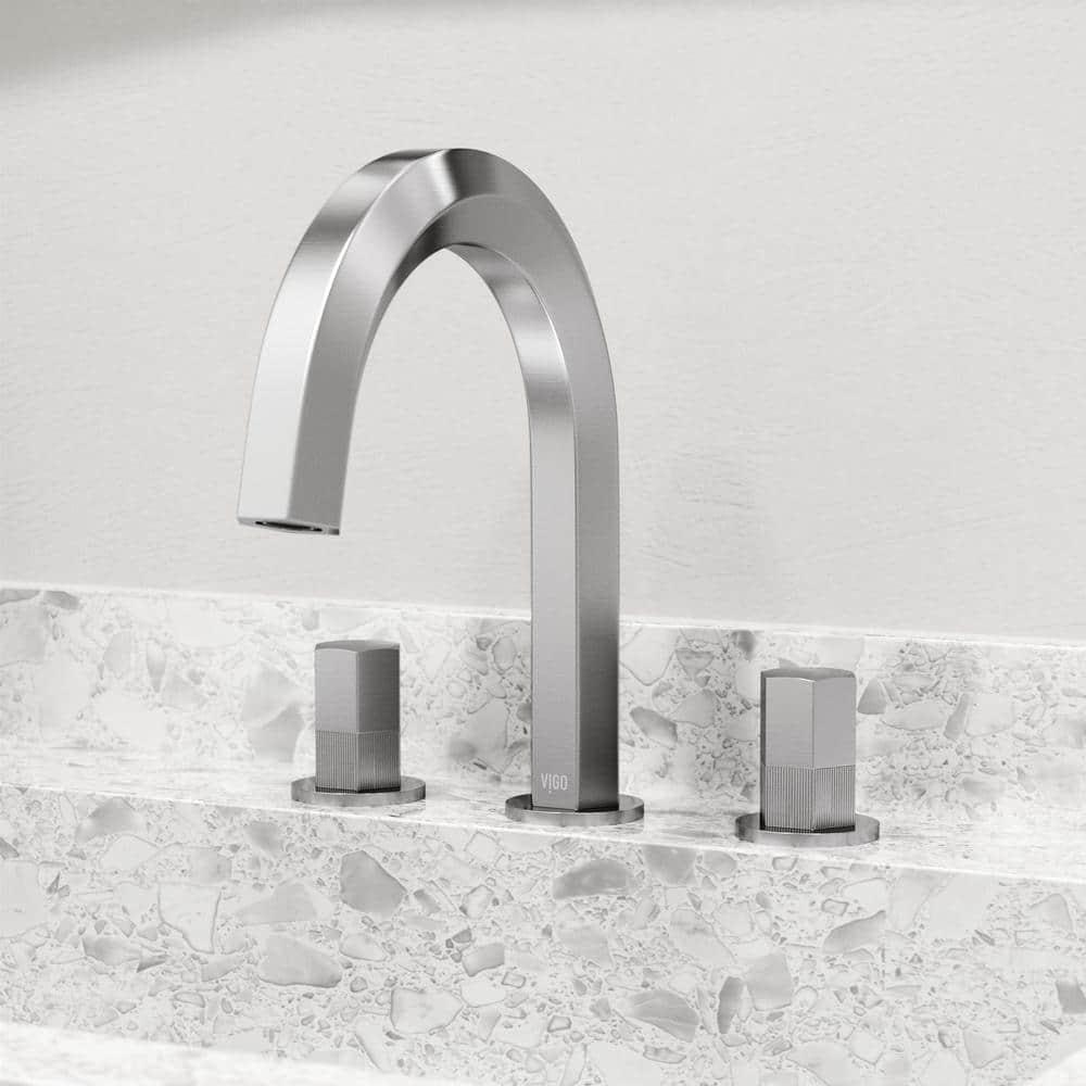 Hart 9" H Two Handle Widespread Bathroom Faucet