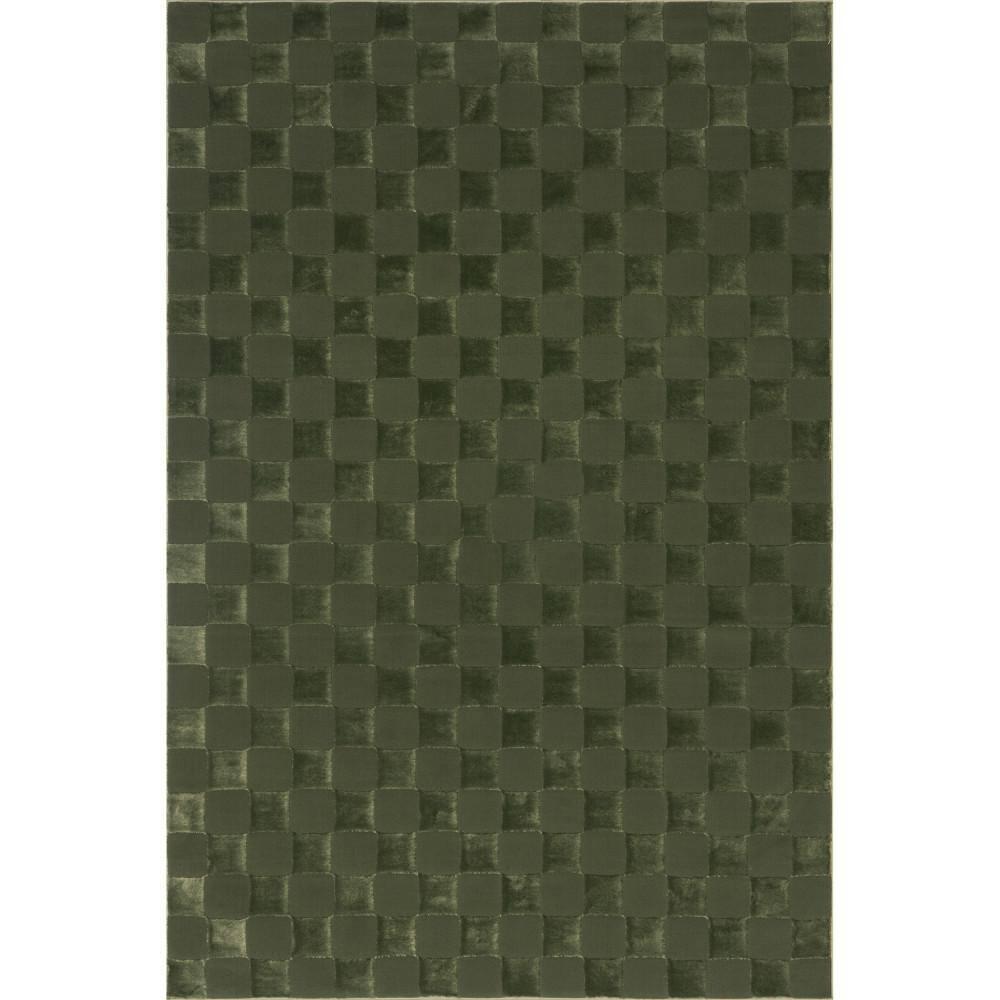 Nuloom Alaiya Checkered Pet Friendly Textured Machine Washable Area Rug, 3' x 5', Green