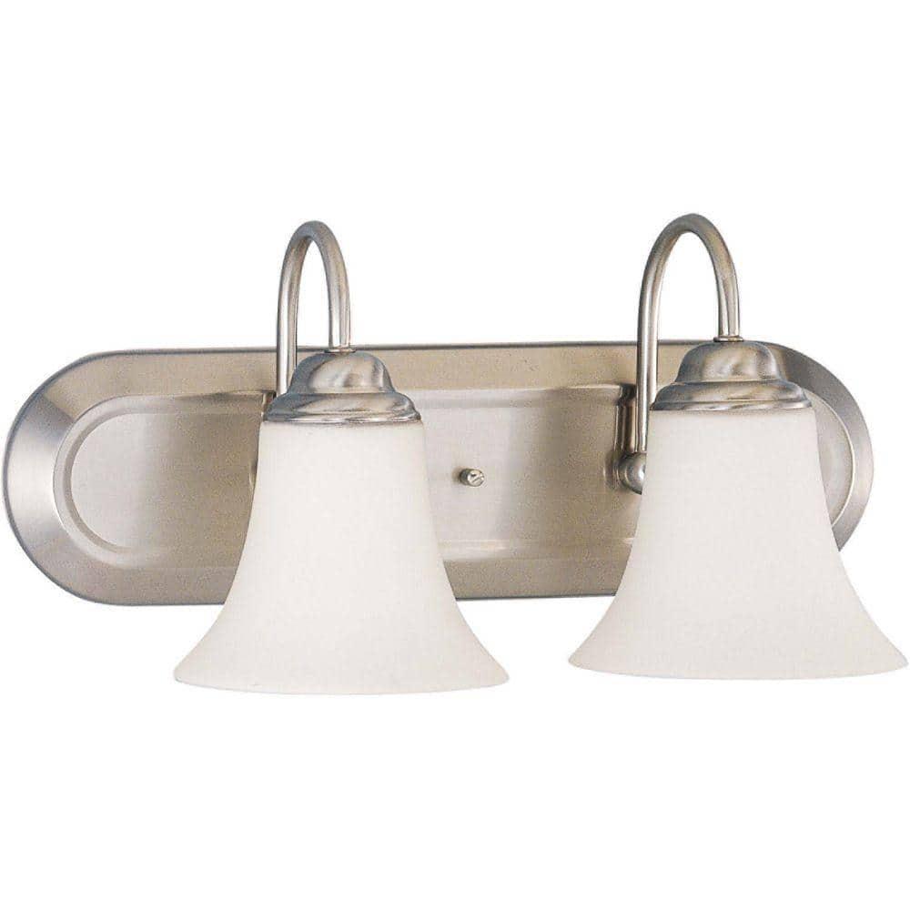 60/1833-Nuvo Lighting-Dupont-Two Light Vanity-13 Inches Wide by 8 Inches High