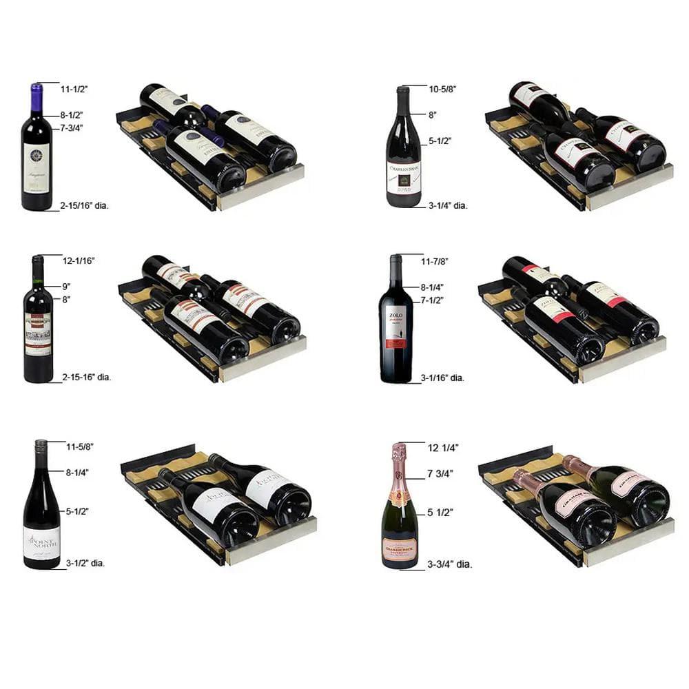 Allavino Allavino Dual Zone 23.5'' Freestanding 67 Bottle Wine Refrigerator