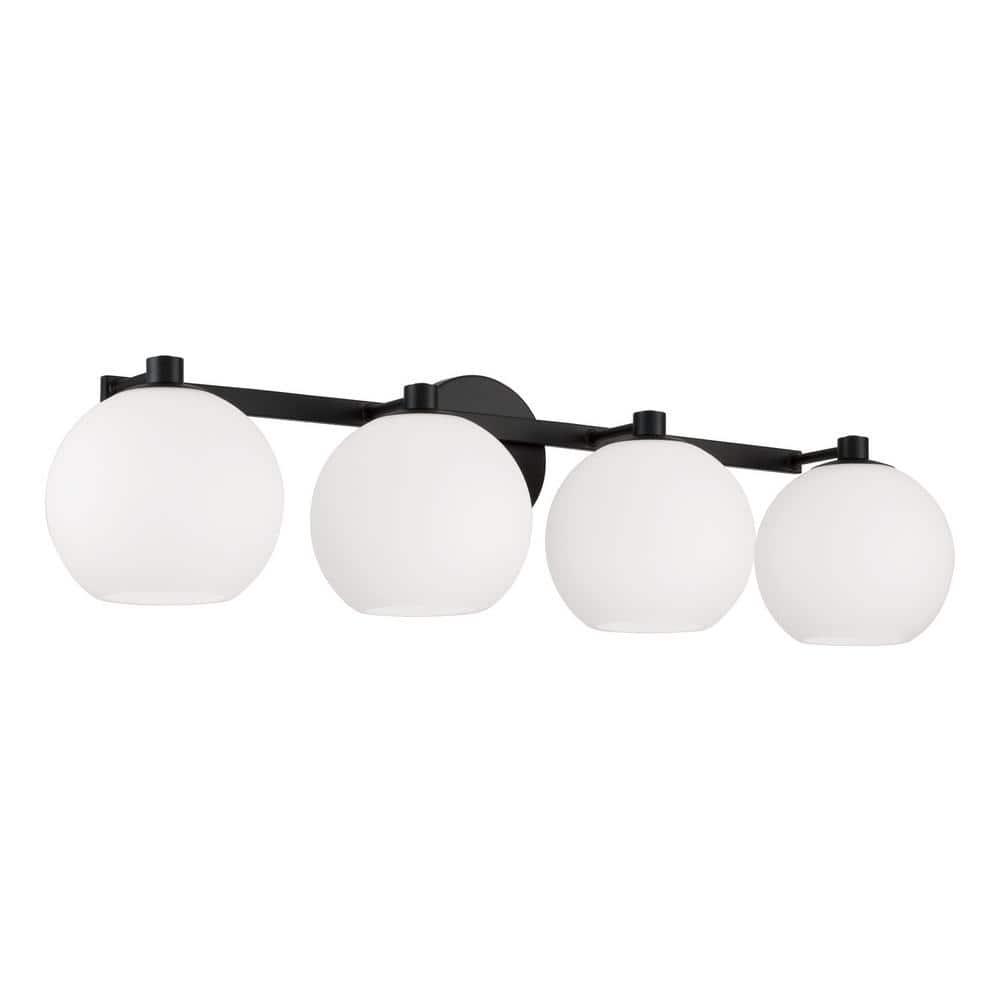 Ansley 4 Light Frosted Dimmable Vanity Light