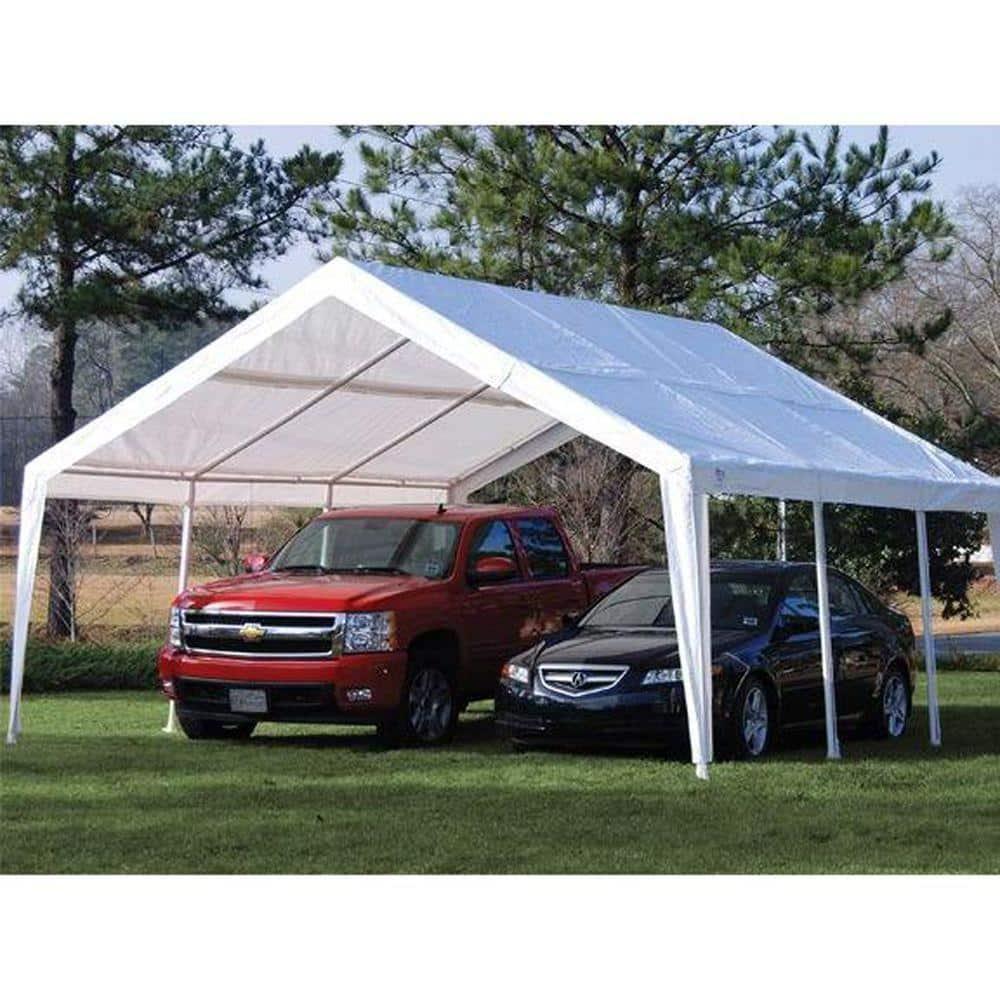 King Canopy Expandable Canopy 12ft x 20ft or 20ft x 20ft Steel Frame with 8 Legs
