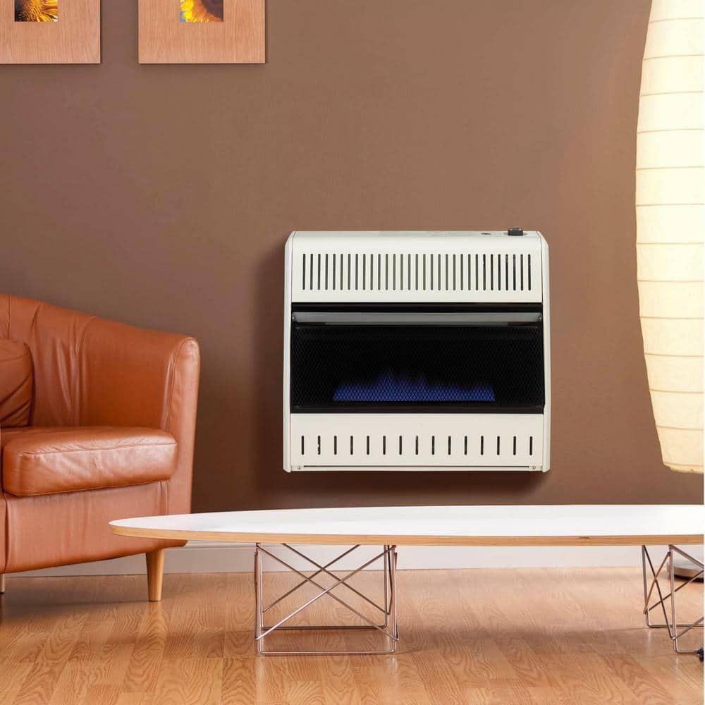 Procom Heating Liquid Propane Vent Less Blue Flame Heater with Base Feet- 30,000BTU T-Stat Control, Model-ML300TBA-B