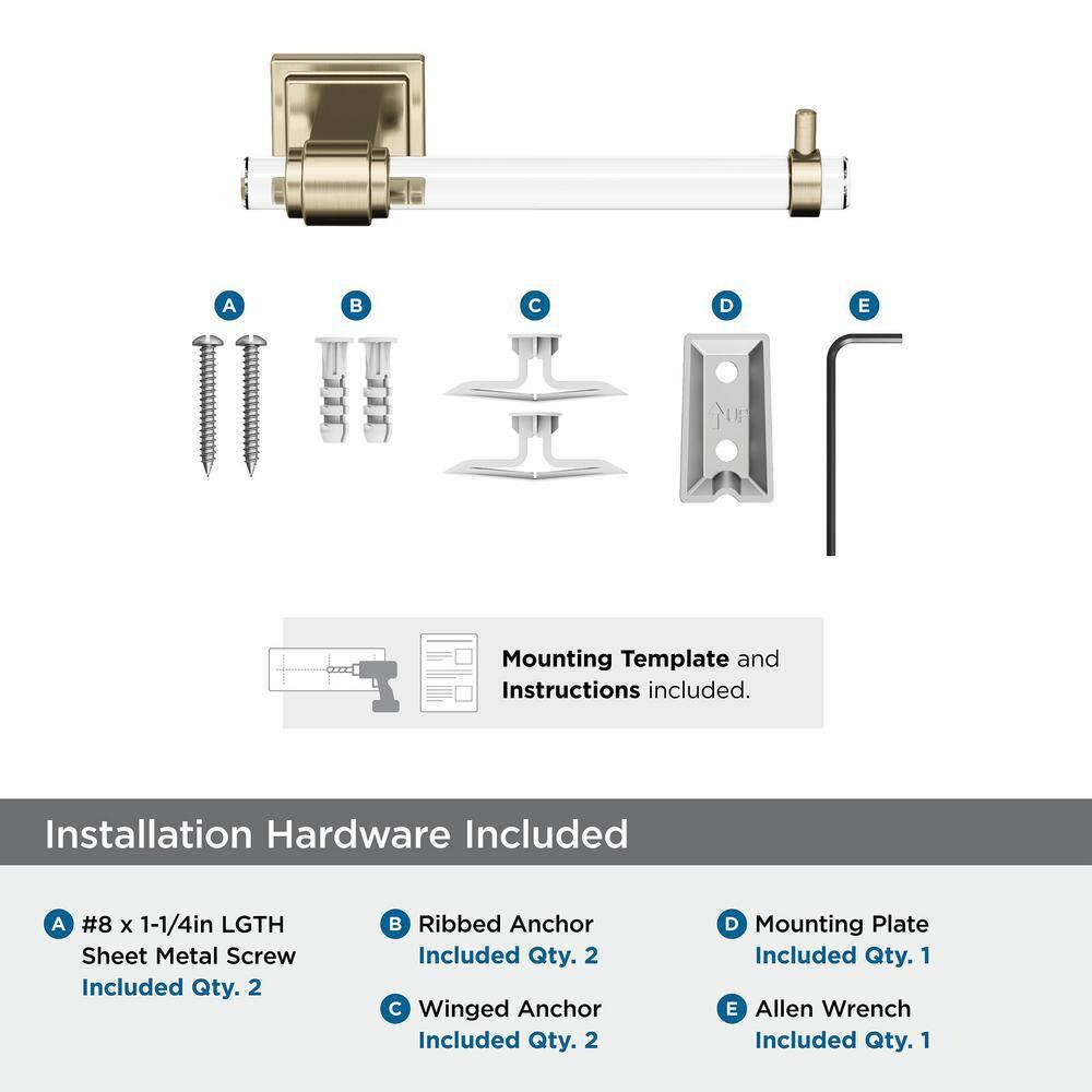 Glacio Wall Mount Toilet Paper Holder