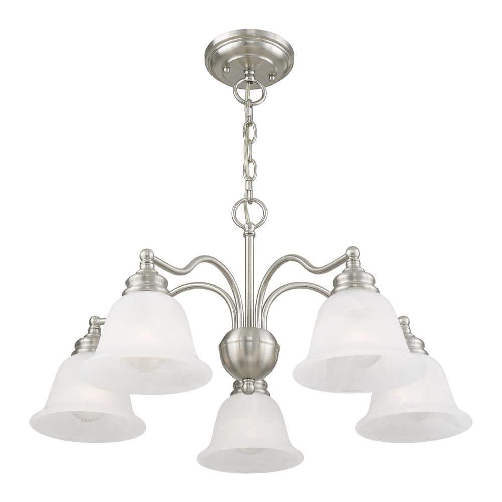 Livex Lighting Essex 5 - Light Chandelier in  Brushed Nickel