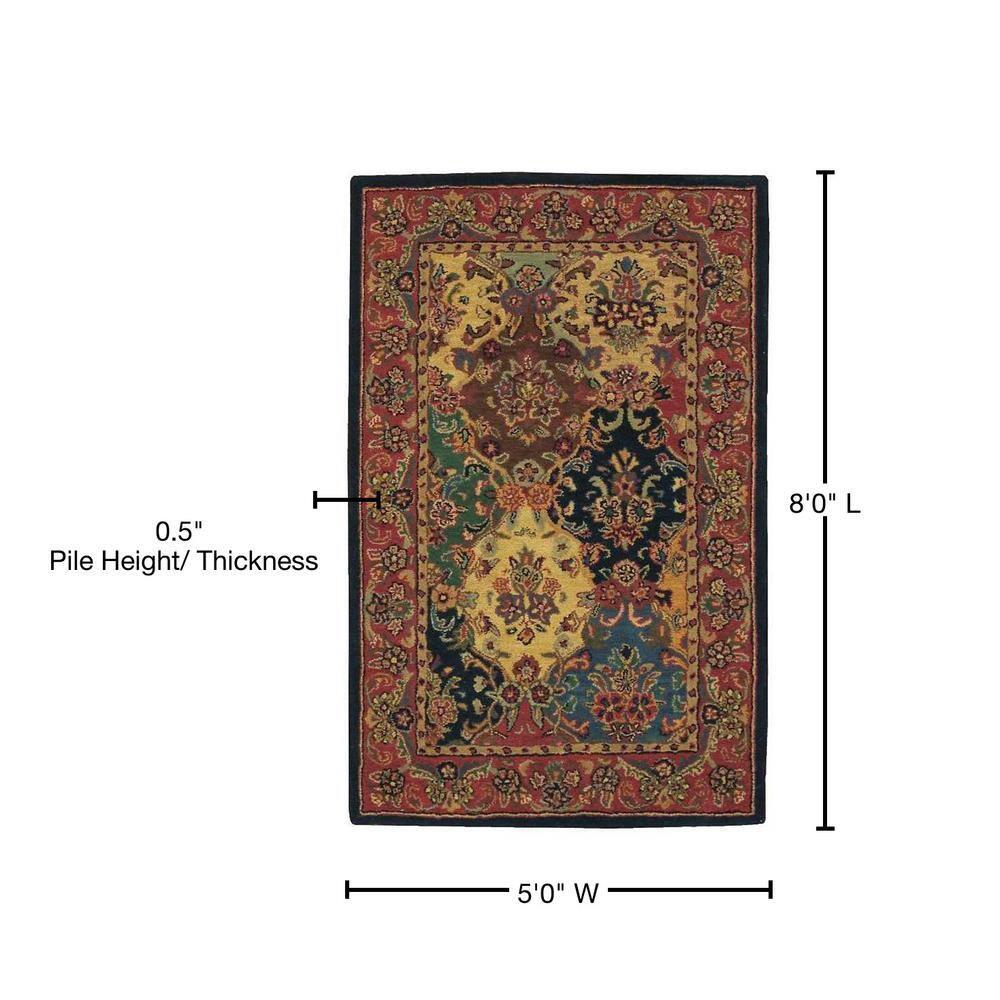 Nourison India House Multicolor Area Rug IH23 5' x 8'